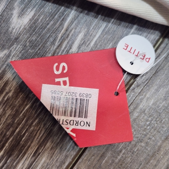 Spanx Cream Stretch Twill Crop Wide Leg Pants Size Small Petite. New with tags - Picture 8 of 8